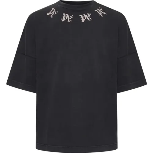 Stylish T-shirts and Polos Collection , male, Sizes: S - Palm Angels - Modalova