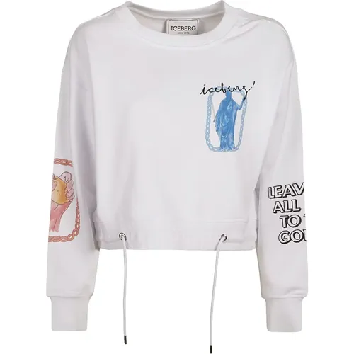 Stylischer Sweatshirt für Lässigen Look , Damen, Größe: M - Iceberg - Modalova