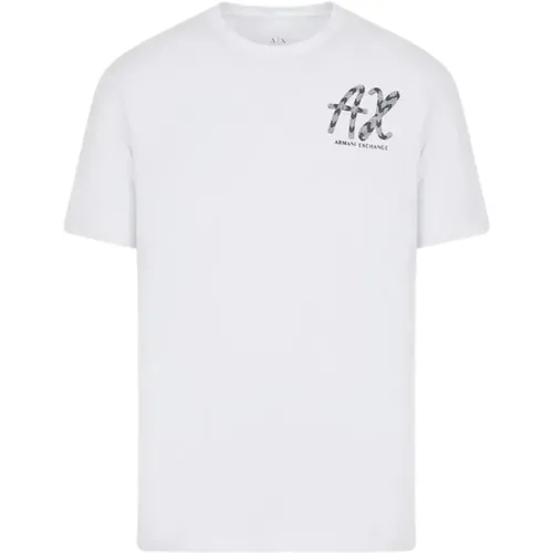 Basic T-Shirt , Herren, Größe: XS - Armani Exchange - Modalova