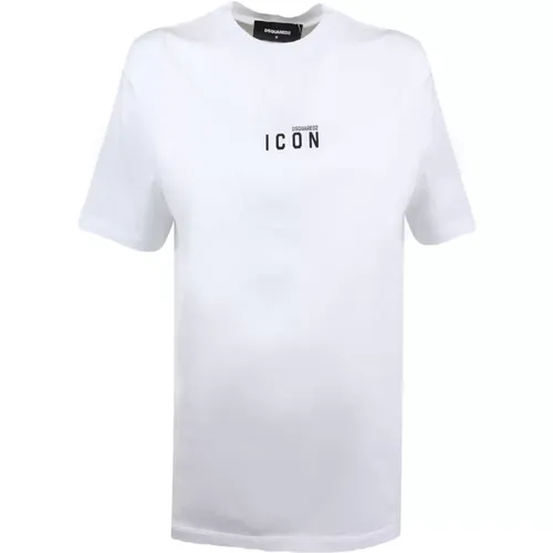 T-Shirt Art S80Gc0009S23009 - 100% Cotton , female, Sizes: 2XS - Dsquared2 - Modalova