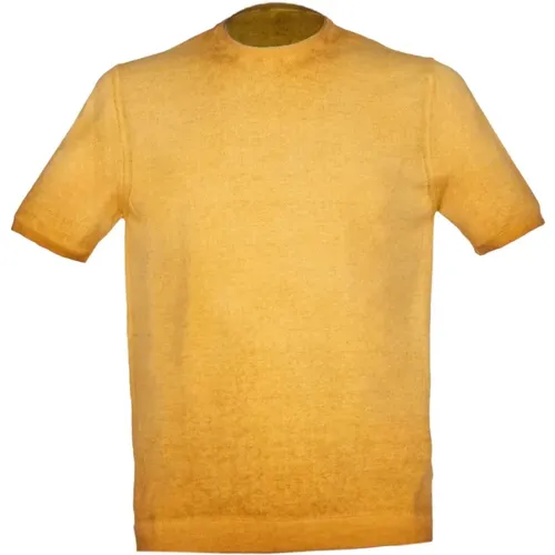 Reverse Cold Honey Cotton T-shirt , male, Sizes: 3XL, 2XL, 4XL, XL, M - Alpha Studio - Modalova