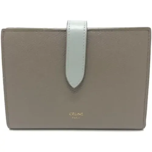 Pre-owned Leather wallets , female, Sizes: ONE SIZE - Celine Vintage - Modalova