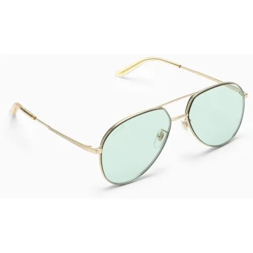 Sunglasses, male, , Size: ONE SIZE Aviator Sunglasses - Gucci - Modalova