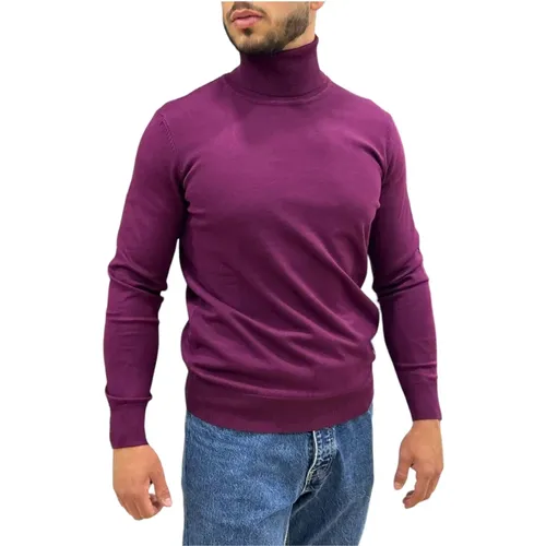 High Neck Sweater , male, Sizes: L, XL, 2XL, S - Gaudi - Modalova