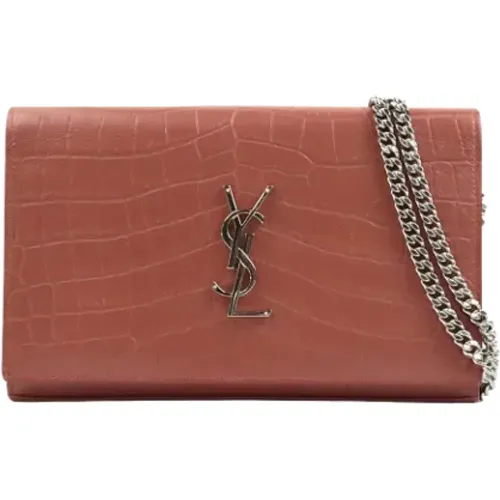 Pre-owned Cross Body Bags, female, , Size: ONE SIZE Pre-owned Leather shoulder-bags - Yves Saint Laurent Vintage - Modalova