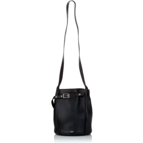 Pre-owned Bucket Bags, female, , Size: ONE SIZE Pre-owned Leather shoulder-bags - Celine Vintage - Modalova