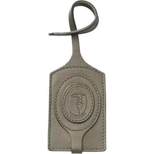 Leather Mens Keychain Accessories , unisex, Sizes: ONE SIZE - Trussardi - Modalova