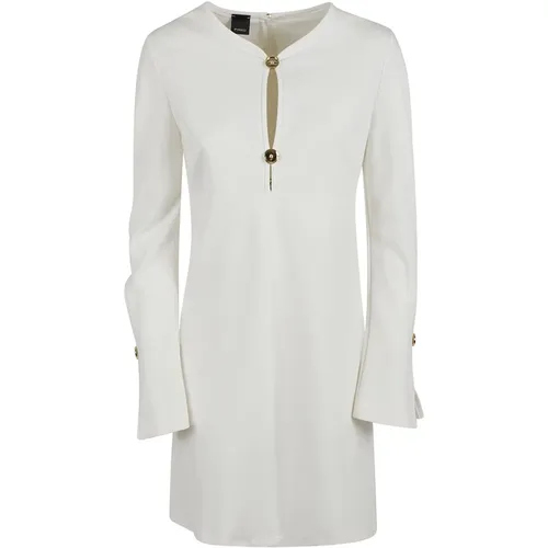 Weiße Aquarios Kleid für Frauen , Damen, Größe: XS - pinko - Modalova