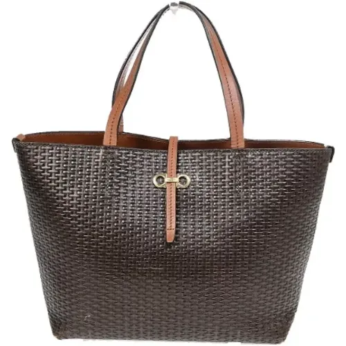 Pre-owned Leather totes , female, Sizes: ONE SIZE - Salvatore Ferragamo Pre-owned - Modalova