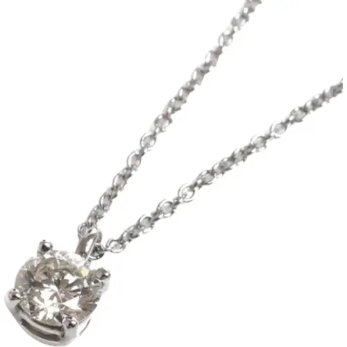 Pre-owned Jewellery, female, , Size: ONE SIZE Pre-owned Platinum necklaces - Tiffany & Co. Pre-owned - Modalova