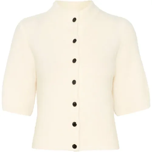 Short Cardigan with Buttons , female, Sizes: XS - Gestuz - Modalova
