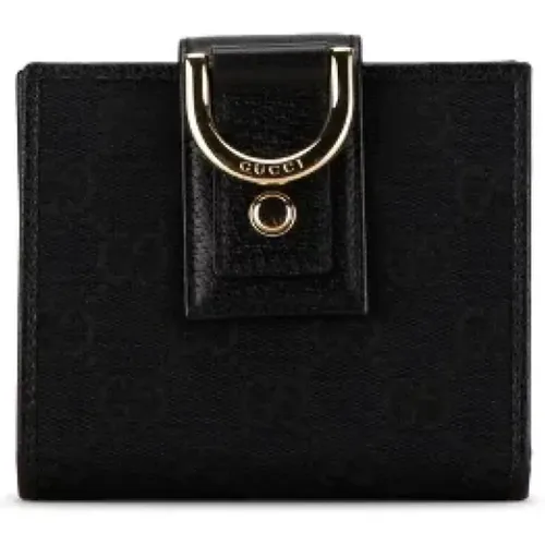 Pre-owned Wallets, female, , Size: ONE SIZE Pre-owned Canvas wallets - Gucci Vintage - Modalova