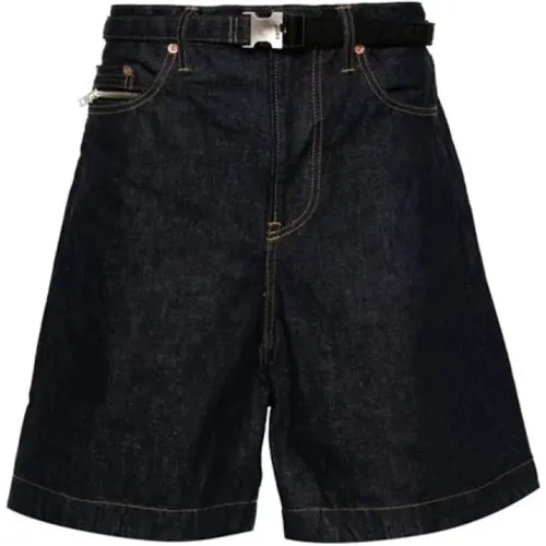 Bermuda Shorts with Integrated Belt , male, Sizes: L, M - Sacai - Modalova