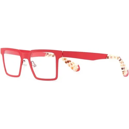 Rote Optische Brille für den täglichen Gebrauch , unisex, Größe: 52 MM - Etnia Barcelona - Modalova