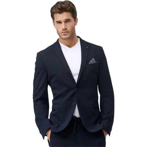 Blazers, male, , Size: M Classic Navy DiNorris Blazer - Zuitable - Modalova