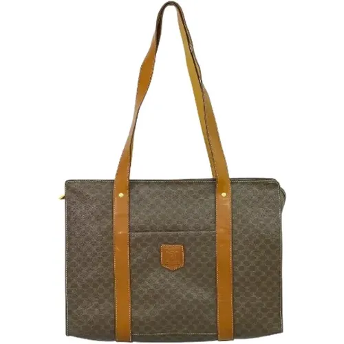 Pre-owned Canvas celine-bags , female, Sizes: ONE SIZE - Celine Vintage - Modalova