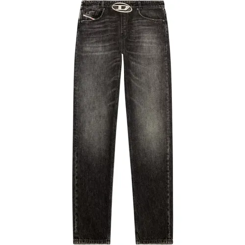 Street Style Straight Jeans , male, Sizes: W31, W29, W32, W33, W30 - Diesel - Modalova