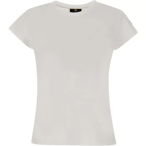 T-shirts and Polos by , female, Sizes: XS - Elisabetta Franchi - Modalova
