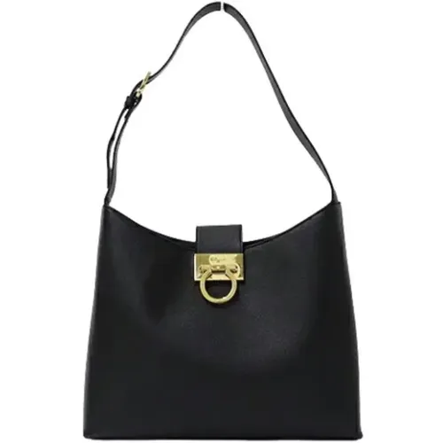 Pre-owned Leder Schultertasche , Damen, Größe: ONE Size - Salvatore Ferragamo Pre-owned - Modalova