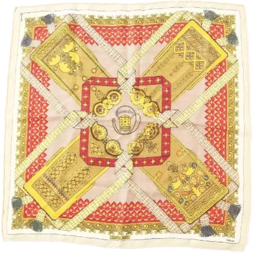 Pre-owned Scarves, female, , Size: ONE SIZE Pre-owned Fabric scarves - Hermès Vintage - Modalova