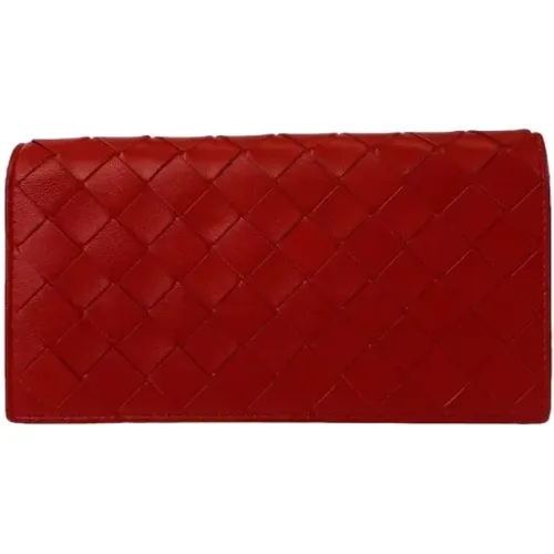 Pre-owned Leather wallets , female, Sizes: ONE SIZE - Bottega Veneta Vintage - Modalova