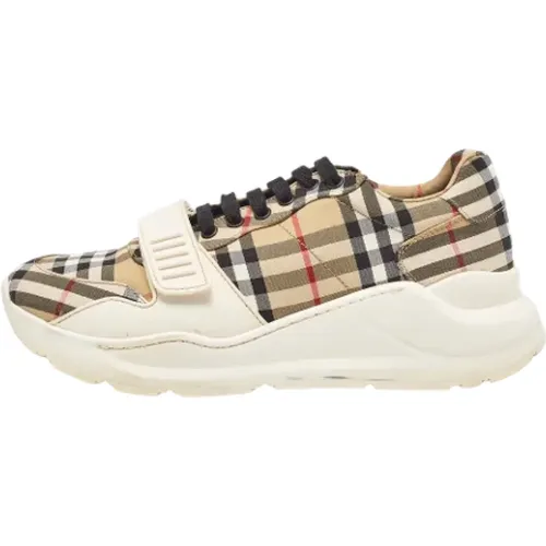 Pre-owned Sneakers, female, , Size: 11 US Pre-owned Canvas sneakers - Burberry Vintage - Modalova