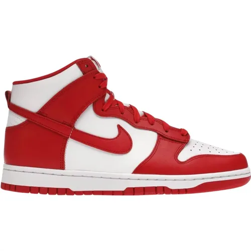 Weiß Rot Limited Edition Sneakers , Herren, Größe: 40 1/2 EU - Nike - Modalova