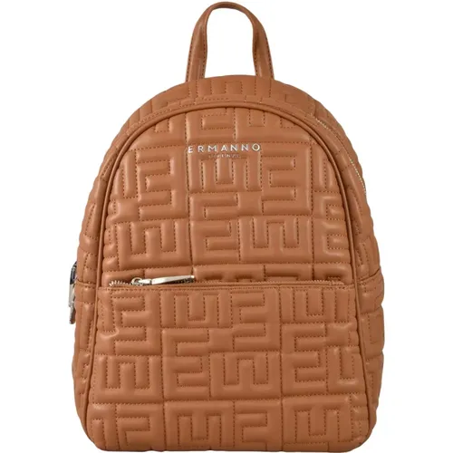 Backpacks, female, , Size: ONE SIZE Firenze Backpack 100% Polyurethane - Ermanno Scervino - Modalova
