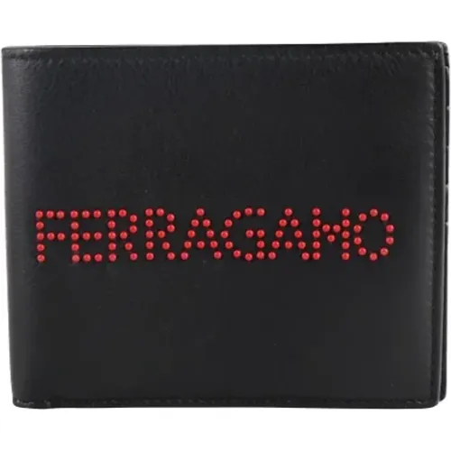 Pre-owned Wallets, male, , Size: ONE SIZE Pre-owned Leather wallets - Salvatore Ferragamo Pre-owned - Modalova