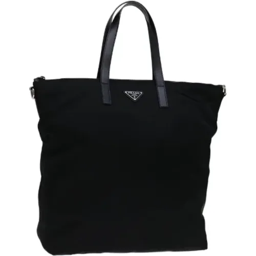 Pre-owned Tote Bags, female, , Size: ONE SIZE Pre-owned Nylon prada-bags - Prada Vintage - Modalova