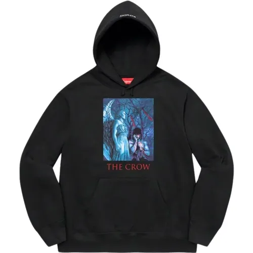 Limited Edition The Crow Hoodie , male, Sizes: L, 2XL, M - Supreme - Modalova