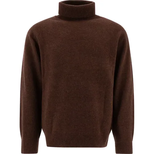 Turtlenecks, male, , Size: S Knit Turtleneck Sweater Aw24 - Beams Plus - Modalova