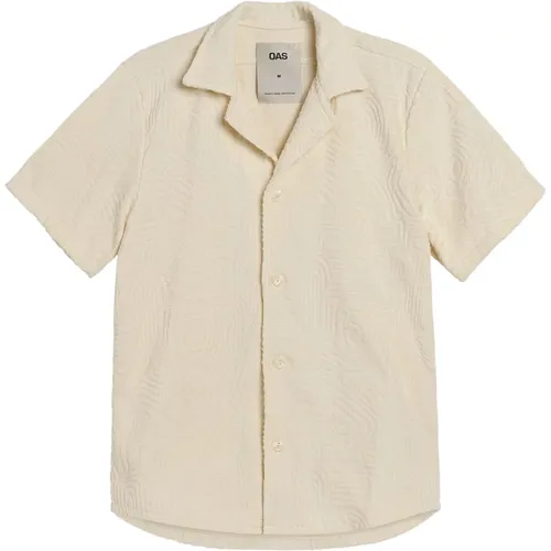 Labyrinthine Terry Shirt , male, Sizes: M, XL, L - OAS - Modalova