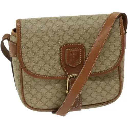 Pre-owned Cross Body Bags, female, , Size: ONE SIZE Pre-owned Canvas celine-bags - Celine Vintage - Modalova