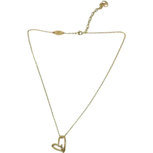 Pre-owned Jewellery, female, , Size: ONE SIZE Pre-owned Fabric necklaces - Louis Vuitton Vintage - Modalova