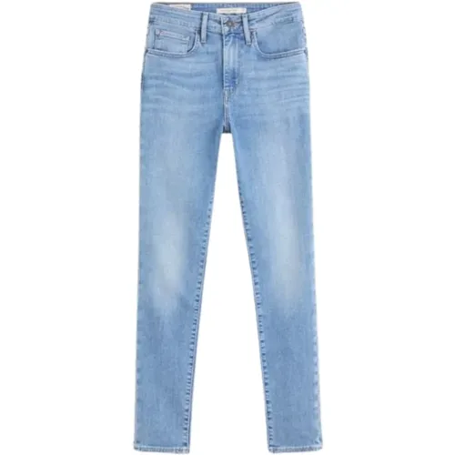 Levi's, High Rise Skinny Jeans mit Herzdetail , Damen, Größe: W25 L30 - Levis - Modalova