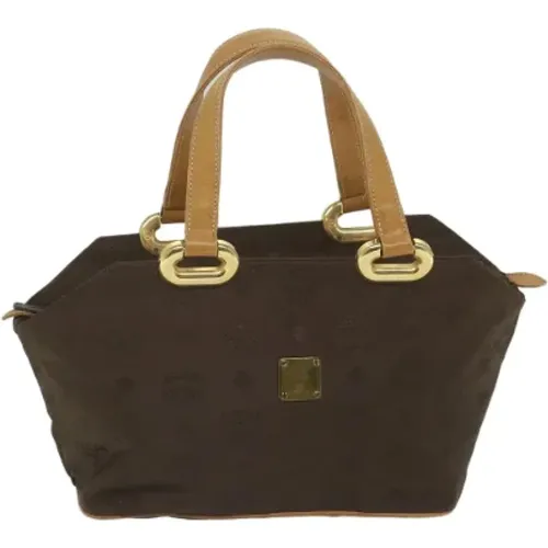 Pre-owned Tote Bags, female, , Size: ONE SIZE Pre-owned Nylon handbags - MCM Pre-owned - Modalova