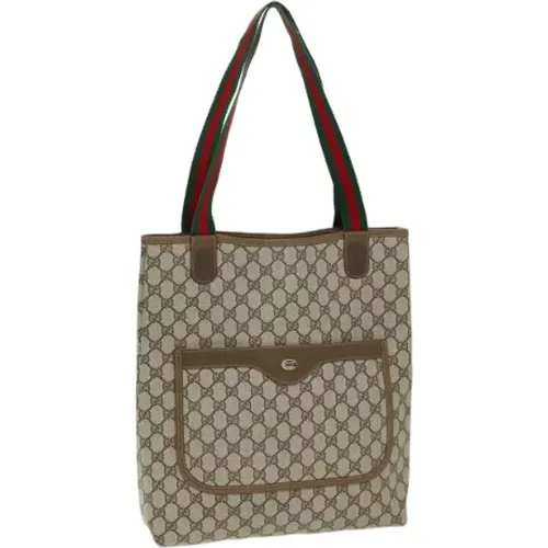 Pre-owned Tote Bags, female, , Size: ONE SIZE Pre-owned Leather totes - Gucci Vintage - Modalova