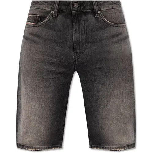 Slim-Short Jeansshorts , Herren, Größe: W28 - Diesel - Modalova