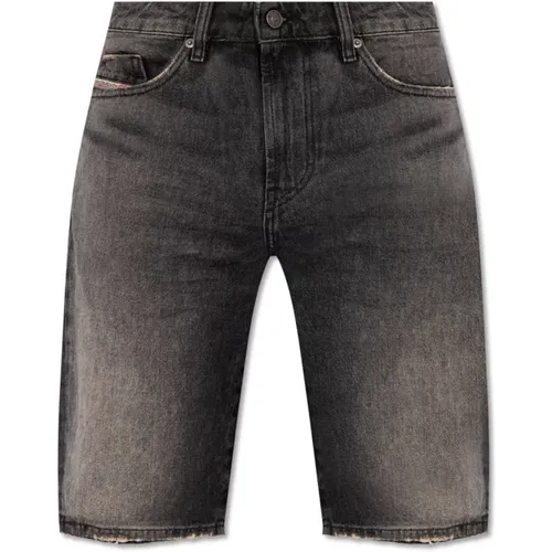 Slim-Short Jeansshorts , Herren, Größe: W31 - Diesel - Modalova