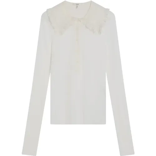 Long Sleeve Tops, female, , Size: M Long Sleeve Shirt - Chloé - Modalova