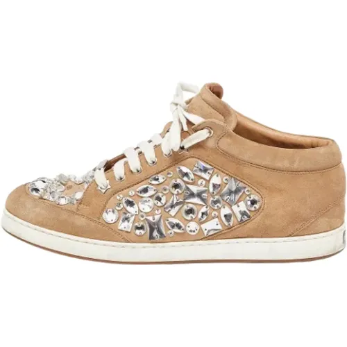 Pre-owned Wildleder sneakers , Damen, Größe: 41 EU - Jimmy Choo Pre-owned - Modalova