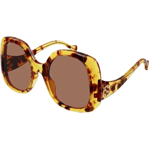 Sunglasses , female, Sizes: 55 MM - Gucci - Modalova