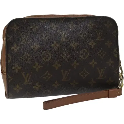 Pre-owned Canvas clutches , female, Sizes: ONE SIZE - Louis Vuitton Vintage - Modalova