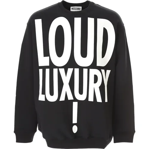 Sweatshirts, male, , Size: L Loud Luxury Sweatshirt - Moschino - Modalova