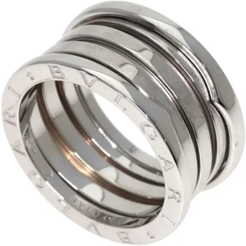 Pre-owned Jewellery, female, , Size: ONE SIZE Pre-owned White Gold rings - Bvlgari Vintage - Modalova