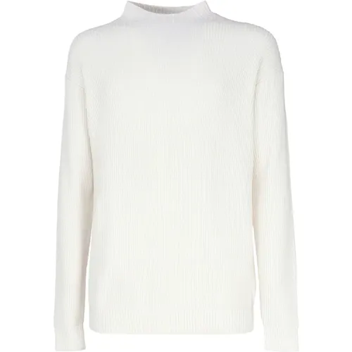 Weiße Sweaters mit 98% Baumwolle , Herren, Größe: XL - Calvin Klein - Modalova