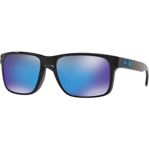 Sunglasses, male, , Size: 55 MM Holbrook Sunglasses in Polished /Prizm Sapphire - Oakley - Modalova