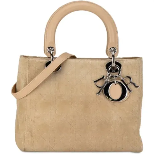 Pre-owned Suede dior-bags , female, Sizes: ONE SIZE - Dior Vintage - Modalova