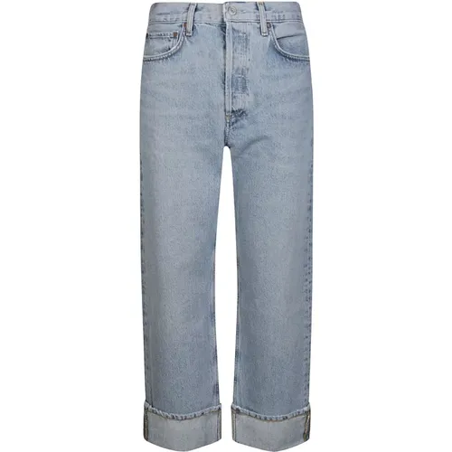 Stylische Denim Jeans für Männer , Damen, Größe: W25 - Agolde - Modalova